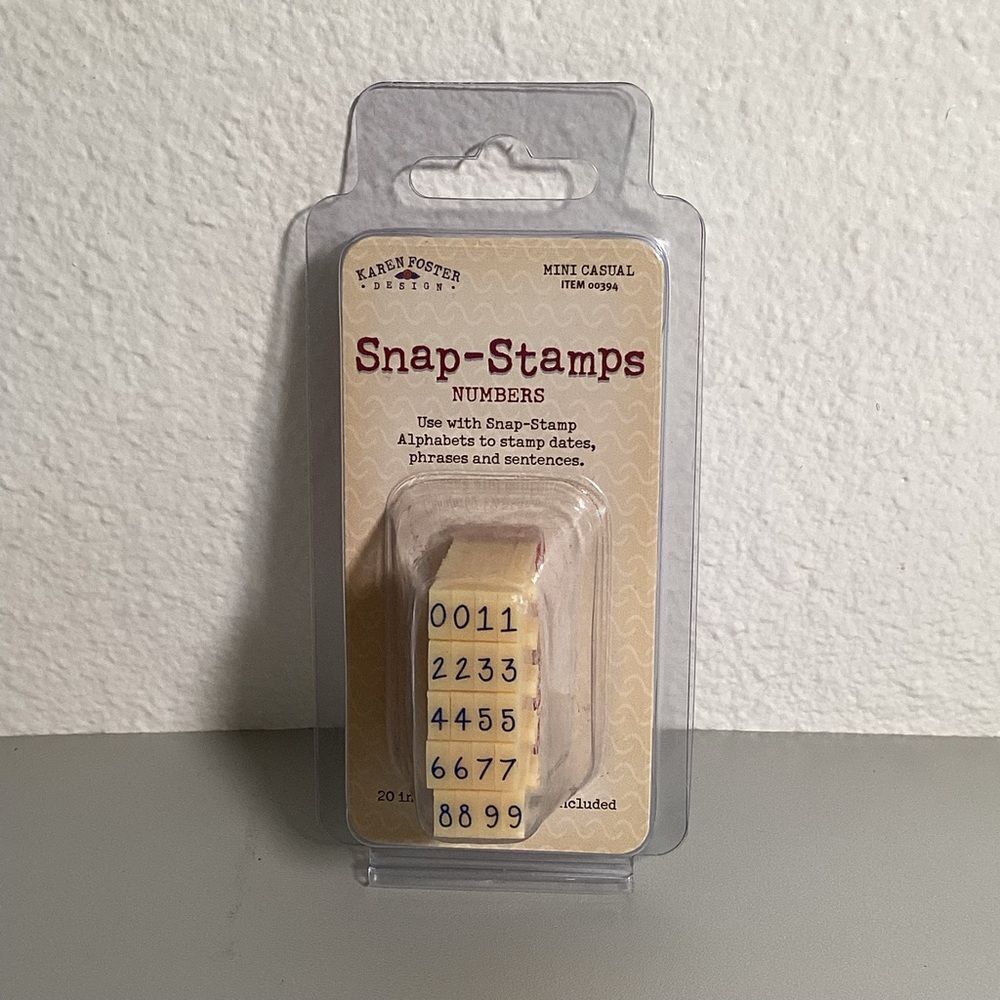Karen Foster Snap-Stamps Numbers